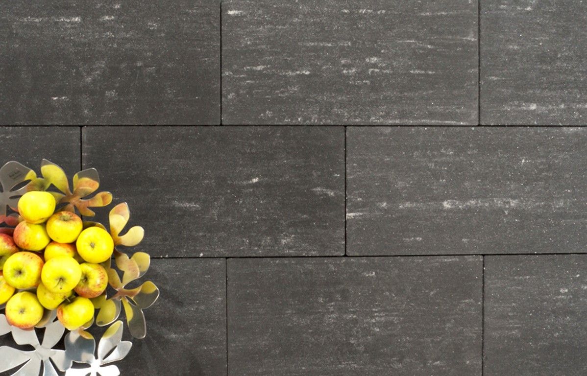 Strato 20x30x6cm antwerpen Zwart/Grijs