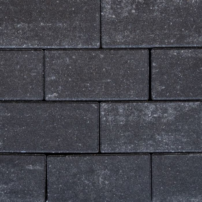 Sierbetonklinker Drive 21x10,5x8cm night Grijs/Zwart