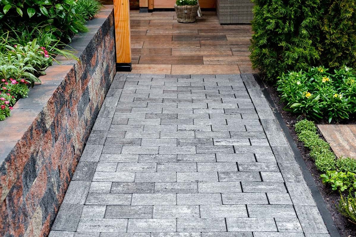 Sierbetonklinker Drive 21x10,5x8cm daily Grijs/Zwart