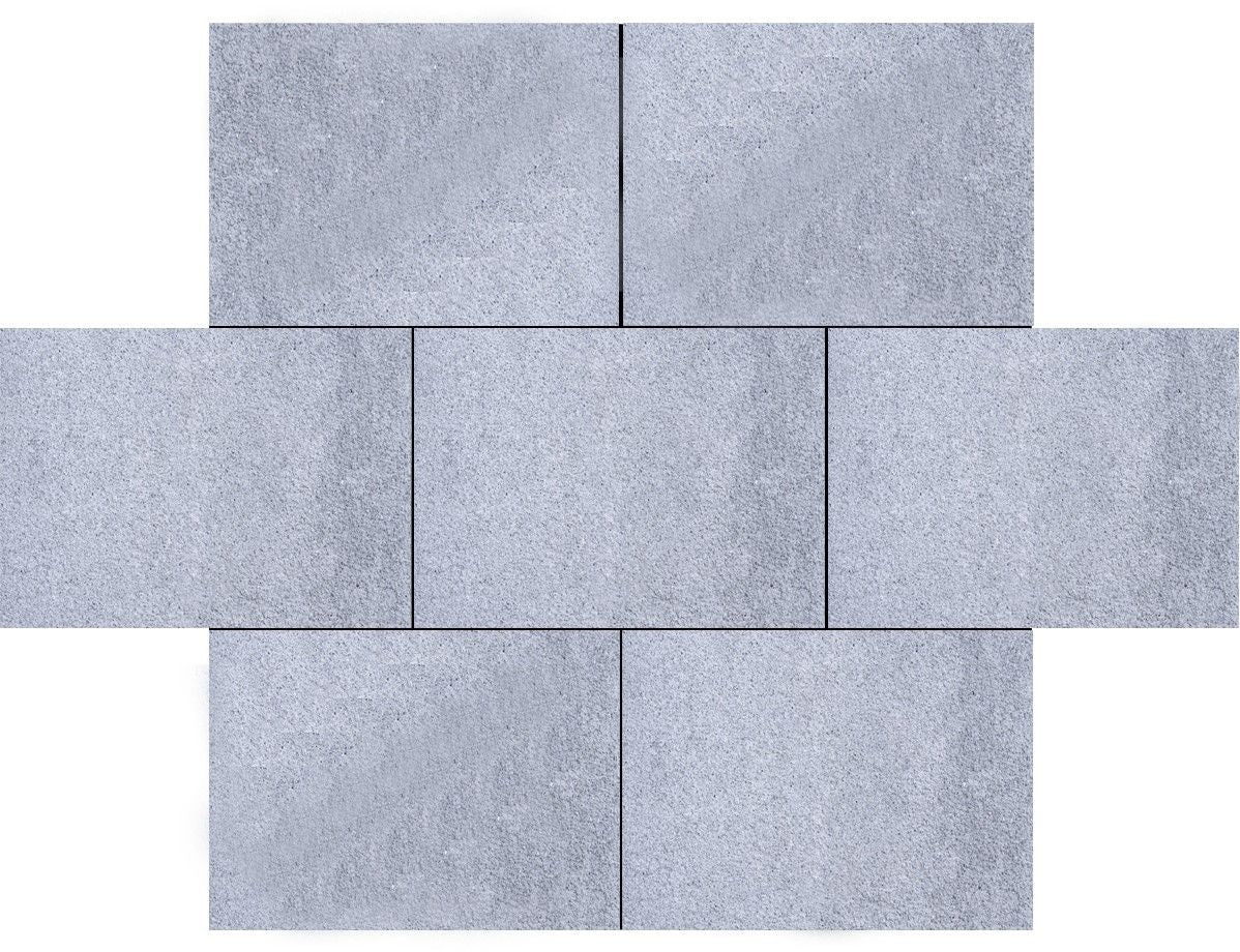 Granulati 20x30x6cm grigio misto Grijs/Zwart