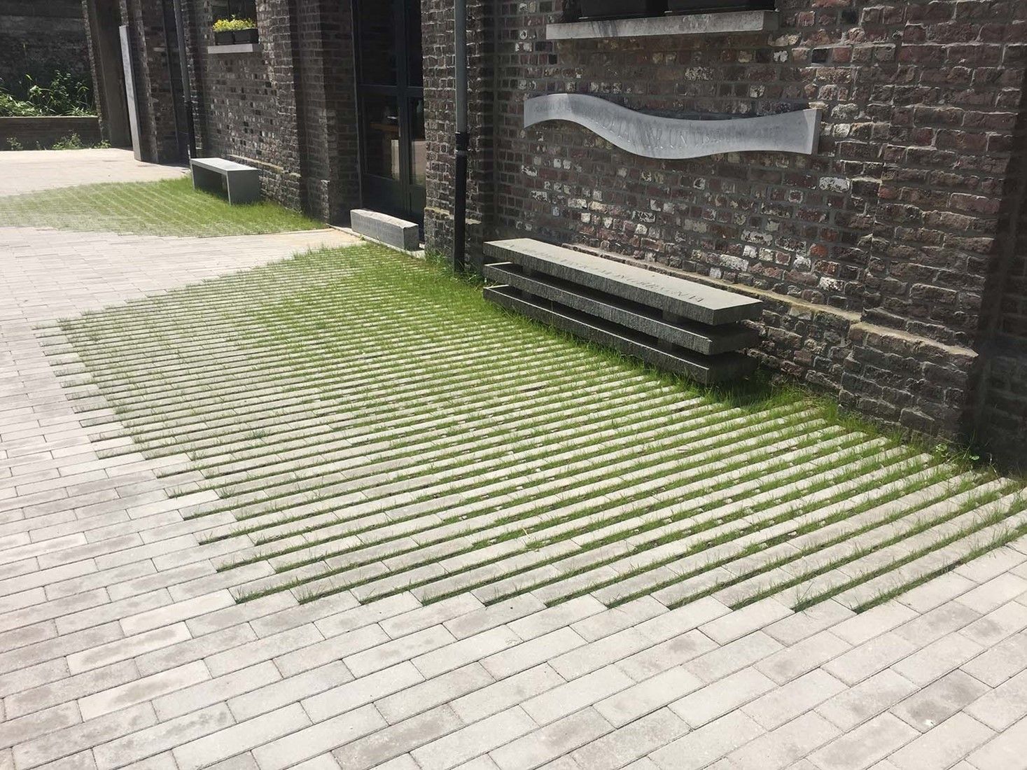 Aqua Bricks waterpasserend 10x30x8cm grijs gesloten