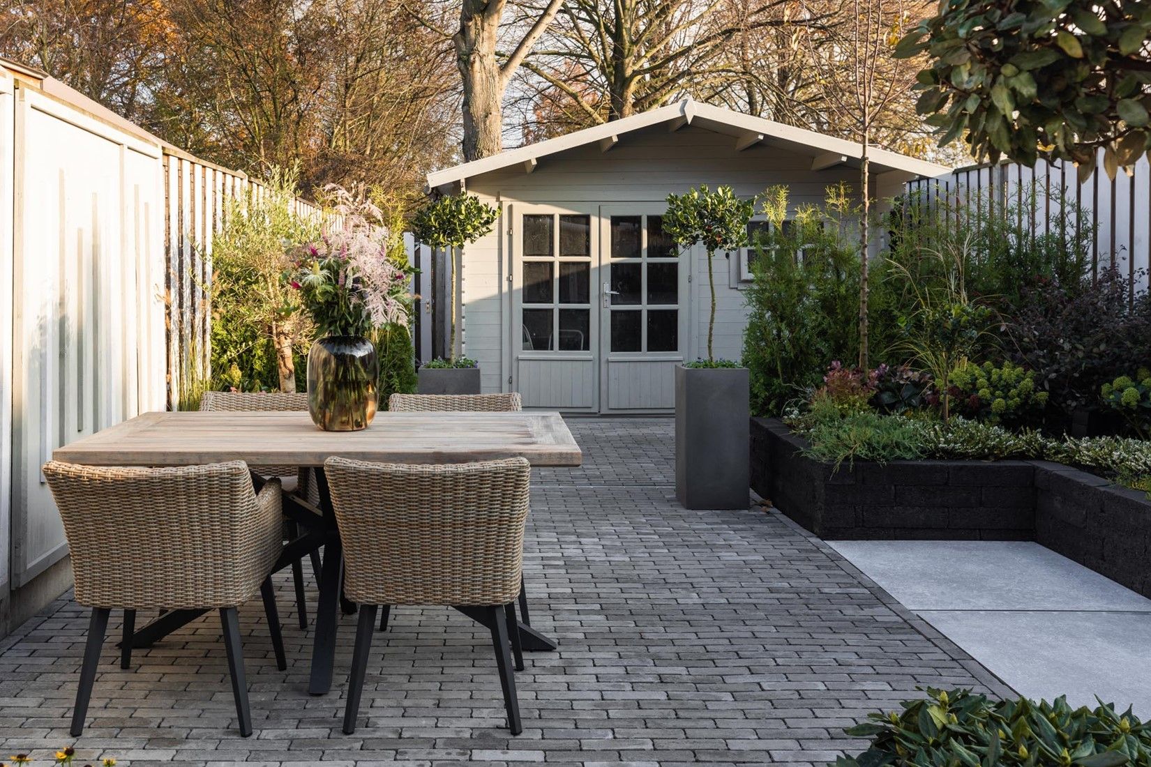 Eco Bricks waterpasserend 7x21x8cm veerse Grijs/Zwart