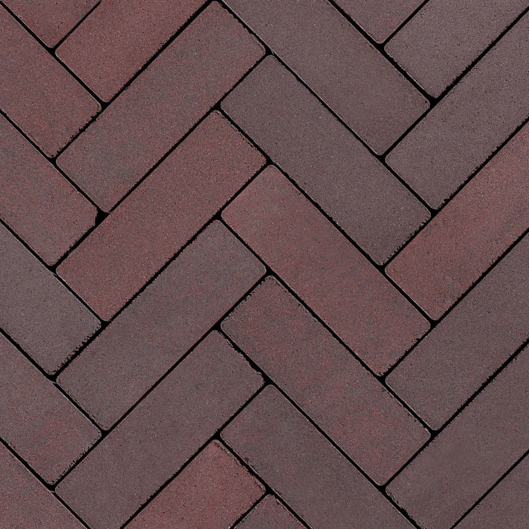 Sierbetonklinker Lyon 21x6,8x8cm Rood/Bruin genuanceerd