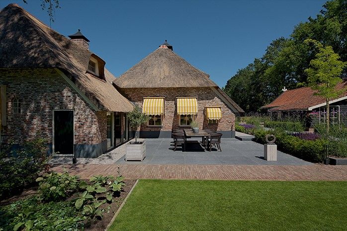 Schellevis Oud Hollandse tegel 80x80x10cm antraciet