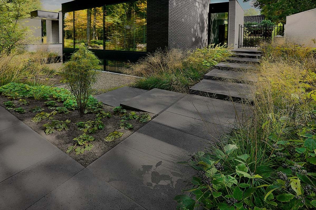 Schellevis Oud Hollandse tegel 100x100x5cm carbon