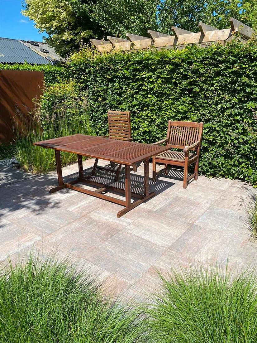 Cottage Stones 60x60x4cm devon bruin genuanceerd