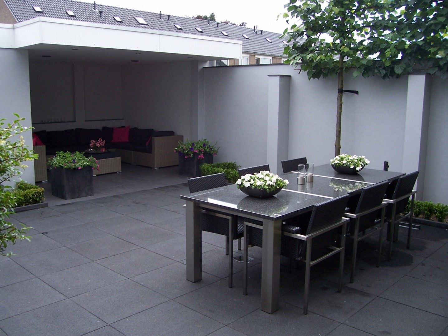 Cottage Stones 60x60x4cm Bristol Zwart