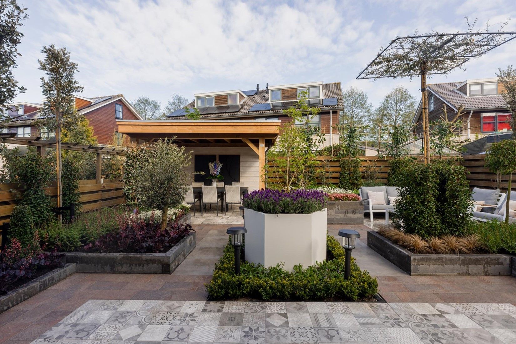 Designo 60x60x3cm Mosaic Grey