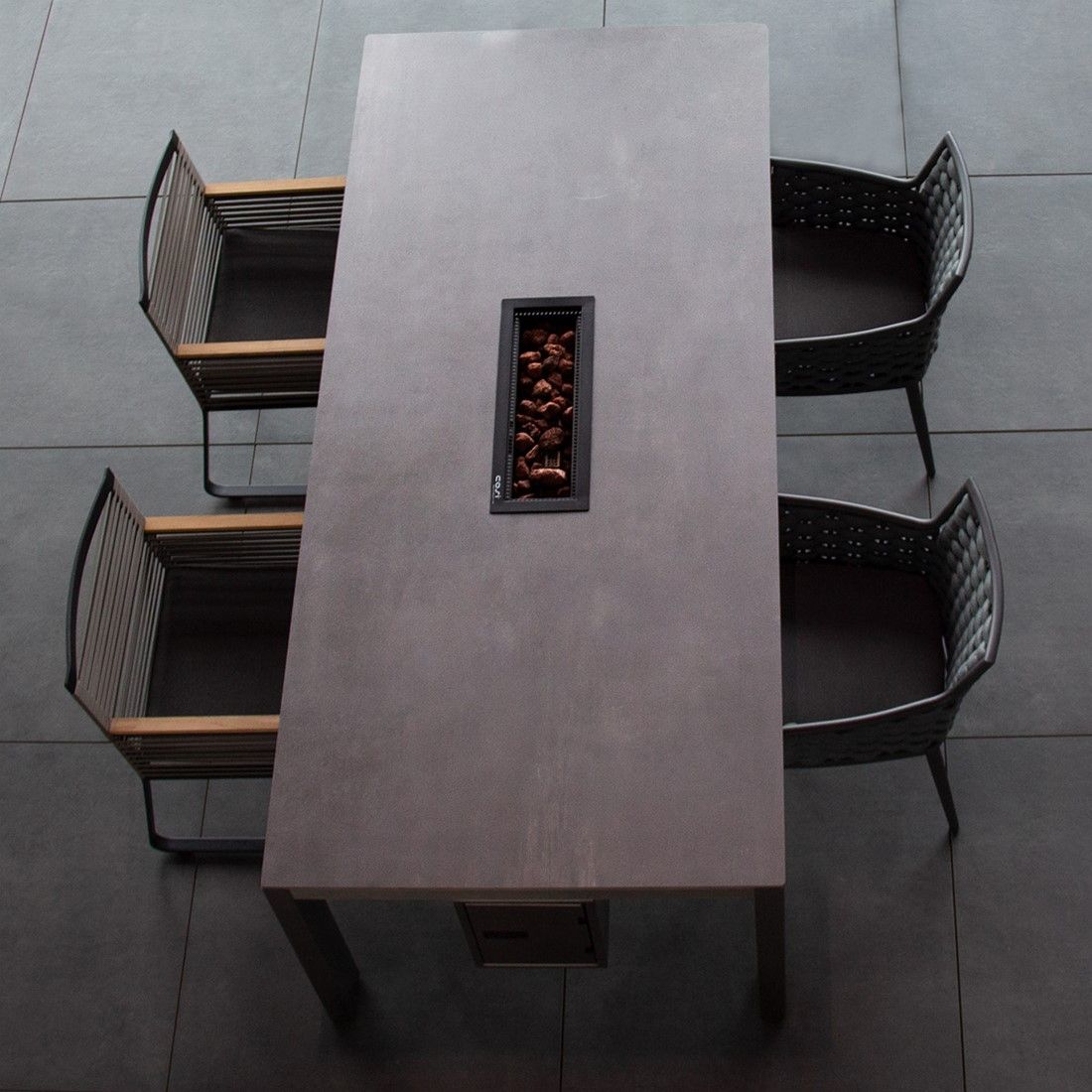 Cera3line 60x60x3cm Downtown antraciet