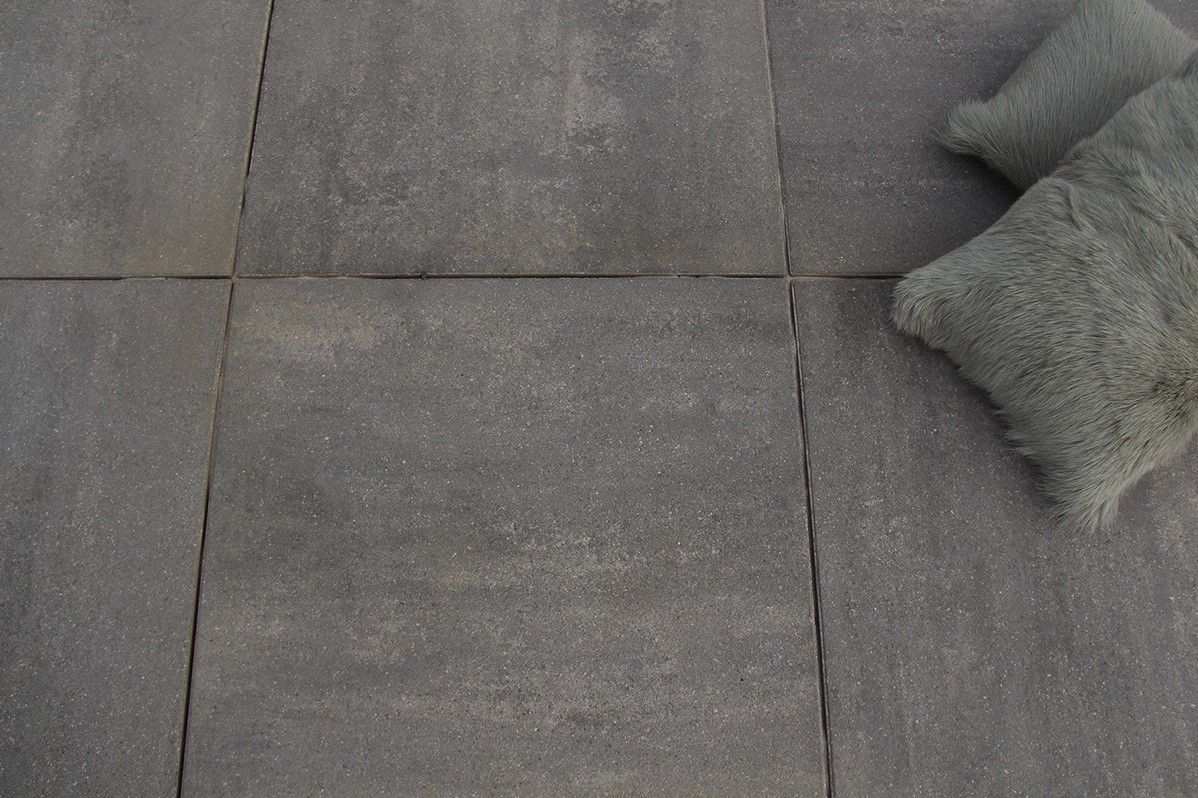 Facetto 60x60x4,7cm fortland midden grijs gen.