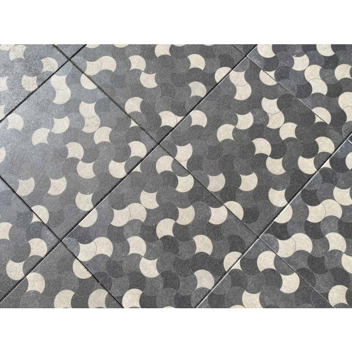 Betonique Stone decor dark 60x60x4cm antraciet