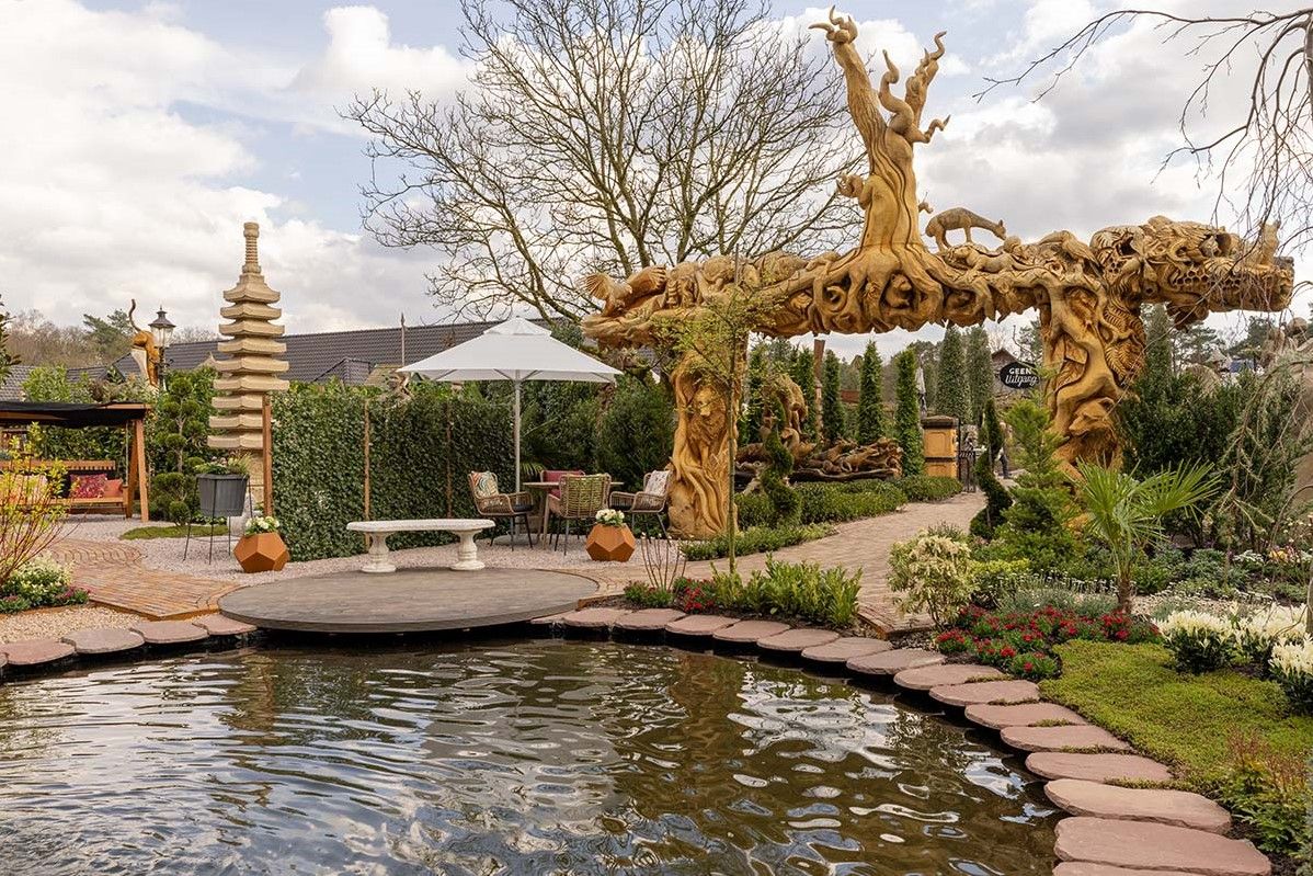 Staptegels Flagstone deccan red rood ±0,2m²