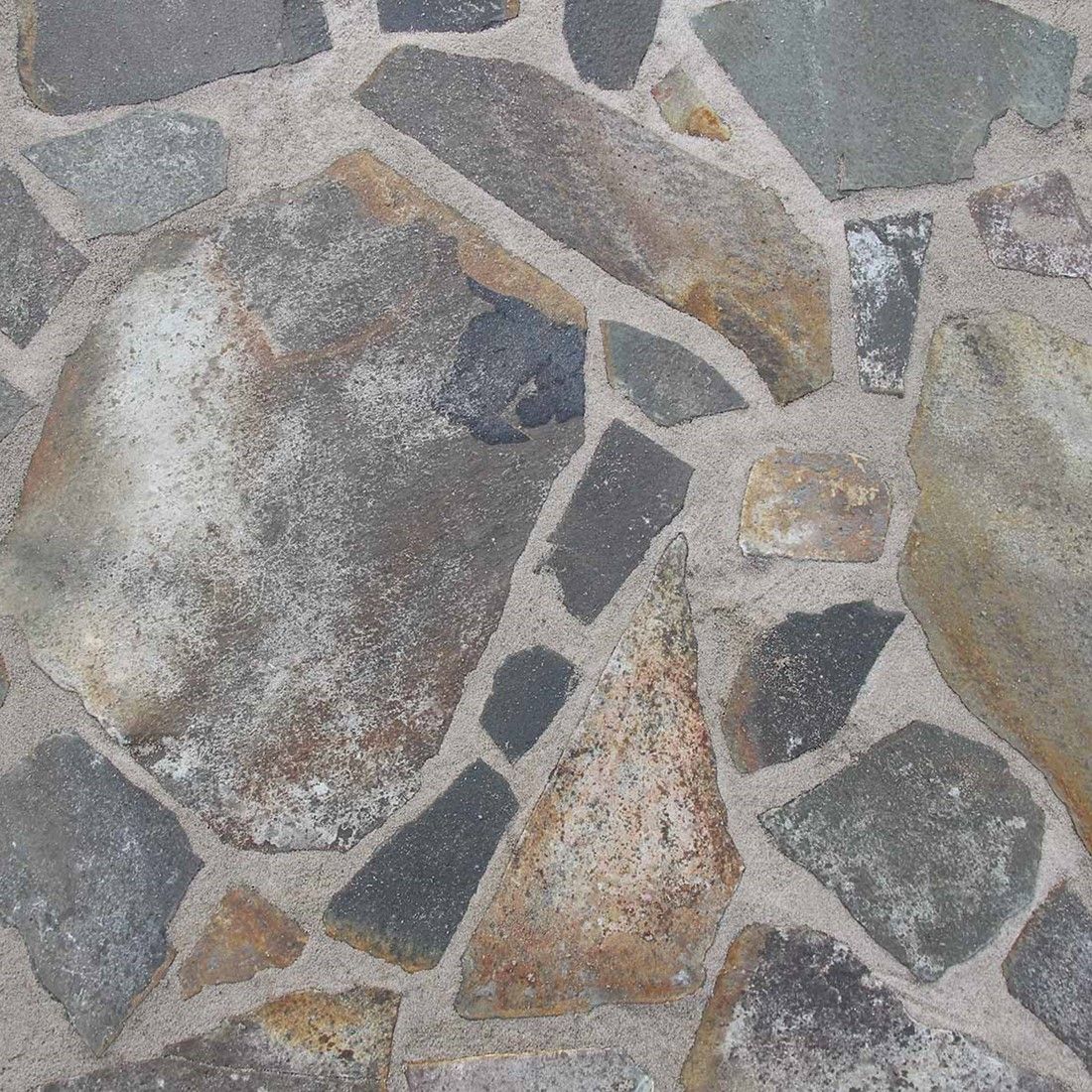 Flagstone kwartsiet Forrest Green Melange 72,5kg p/m²