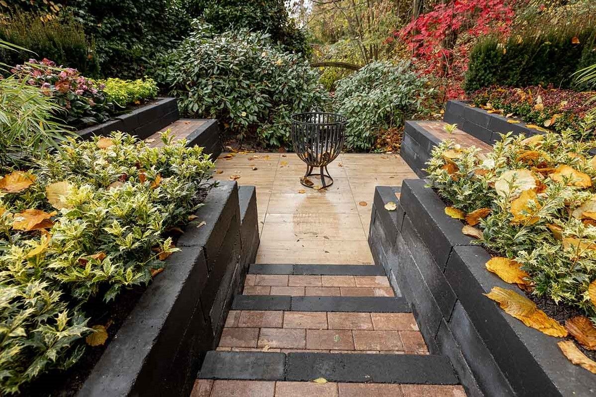 Tegula Palissaden 60x14x11cm zwart