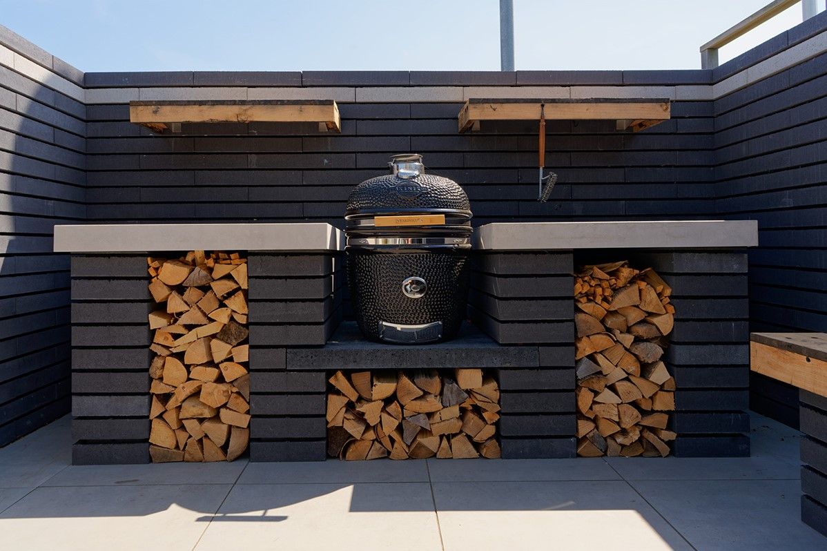 Globe muurelement S 60x15x9cm antraciet