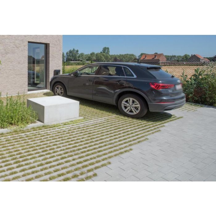 Aqua Bricks waterpasserend 10x30x8cm grijs 40% open