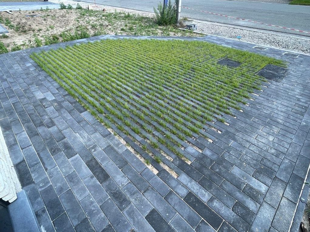 Aqua Bricks waterpasserend 10x30x8cm zwart 40% open