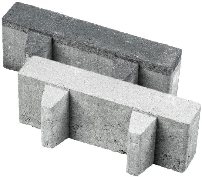 Aqua Bricks waterpasserend 10x30x8cm zwart 40% open