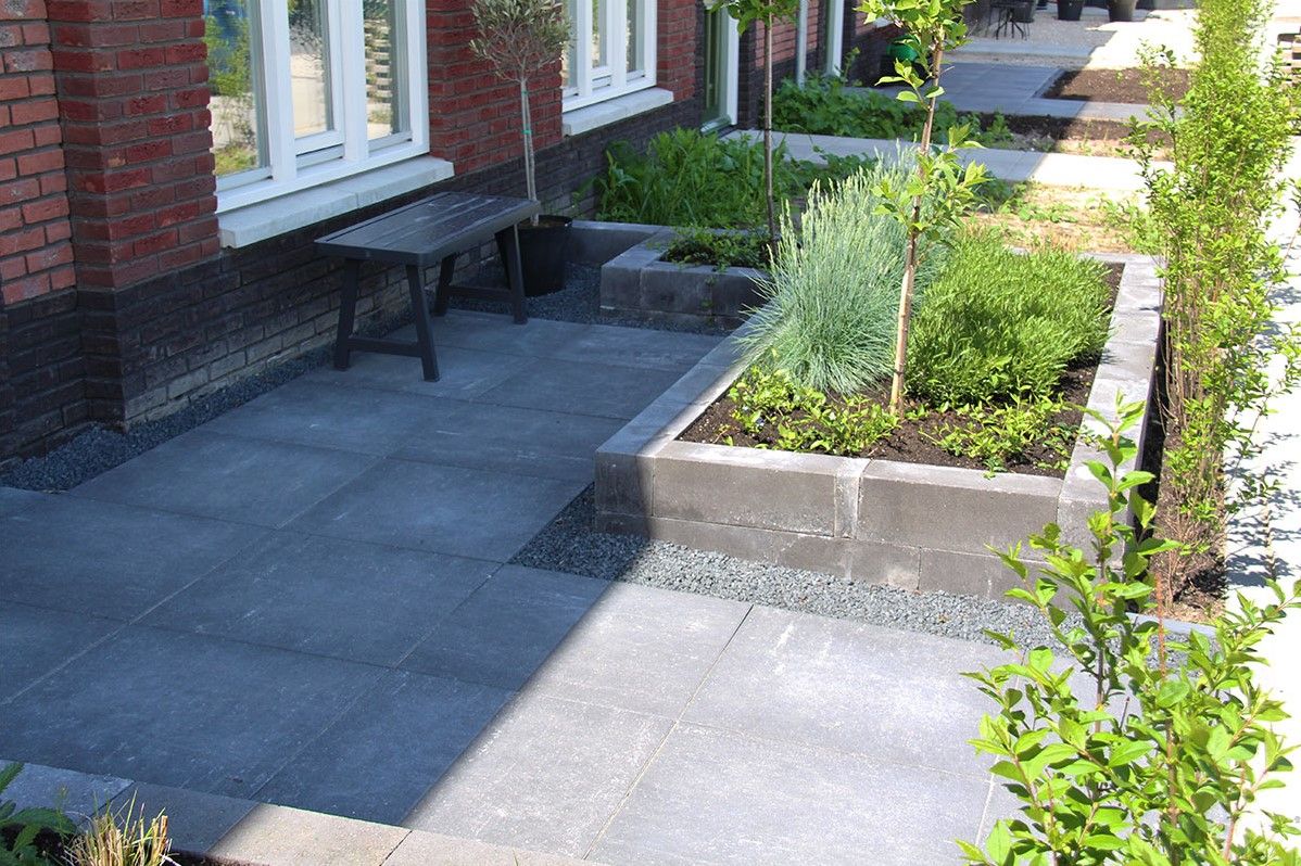 Castello 60x60x5cm Amboise zwart-grijs