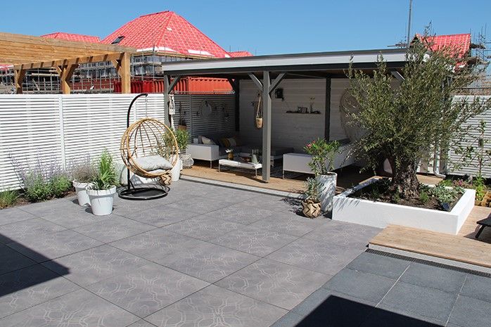 Schellevis Oud Hollandse tegel 50x50x5cm carbon