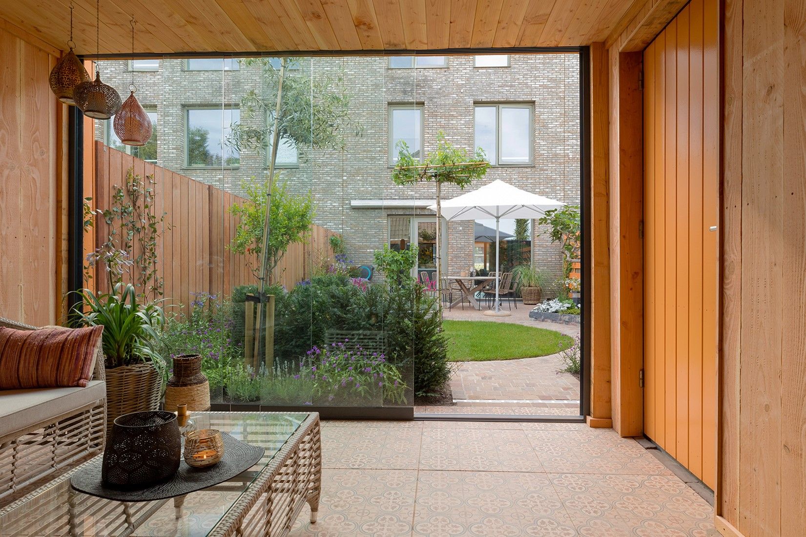 Designo 60x60x3cm Mosaic Brown