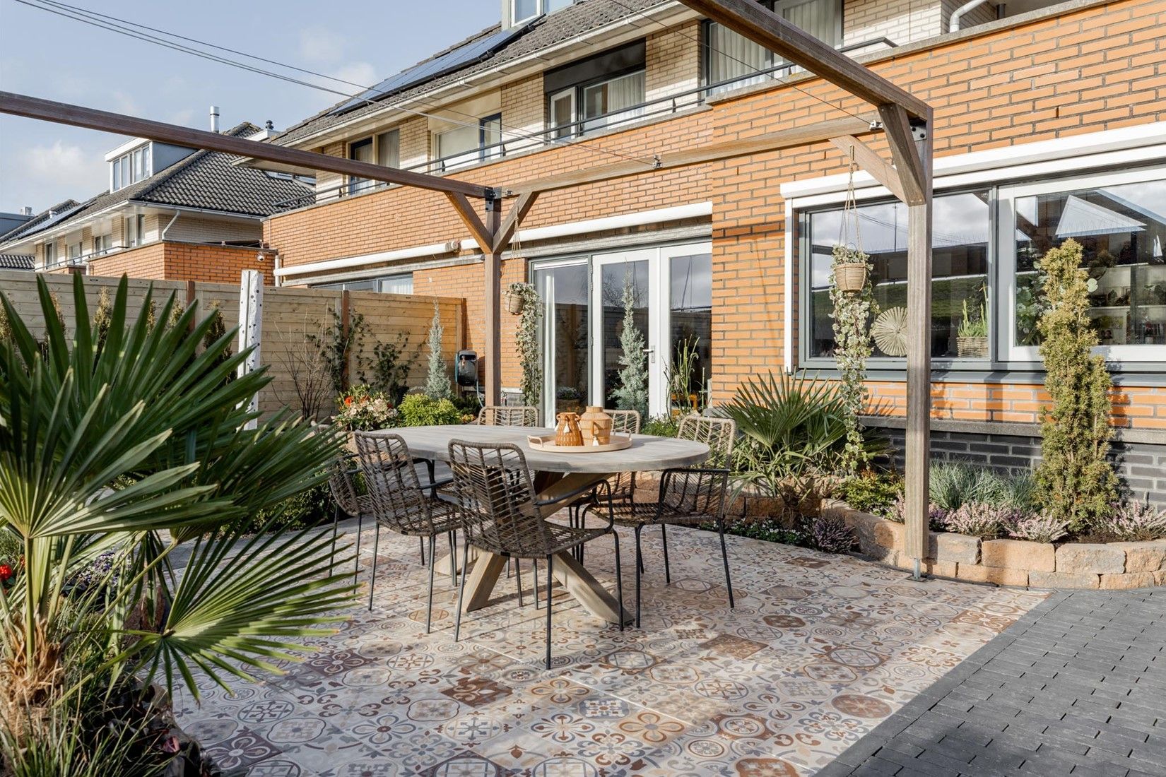 Designo 60x60x3cm mosaic terra