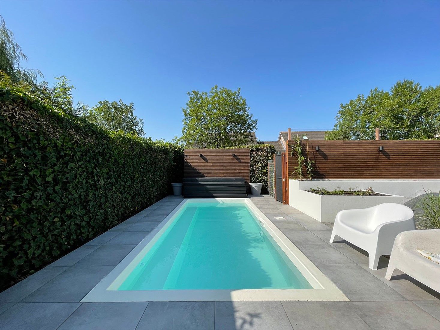 Cera3line 60x60x3cm Square grey