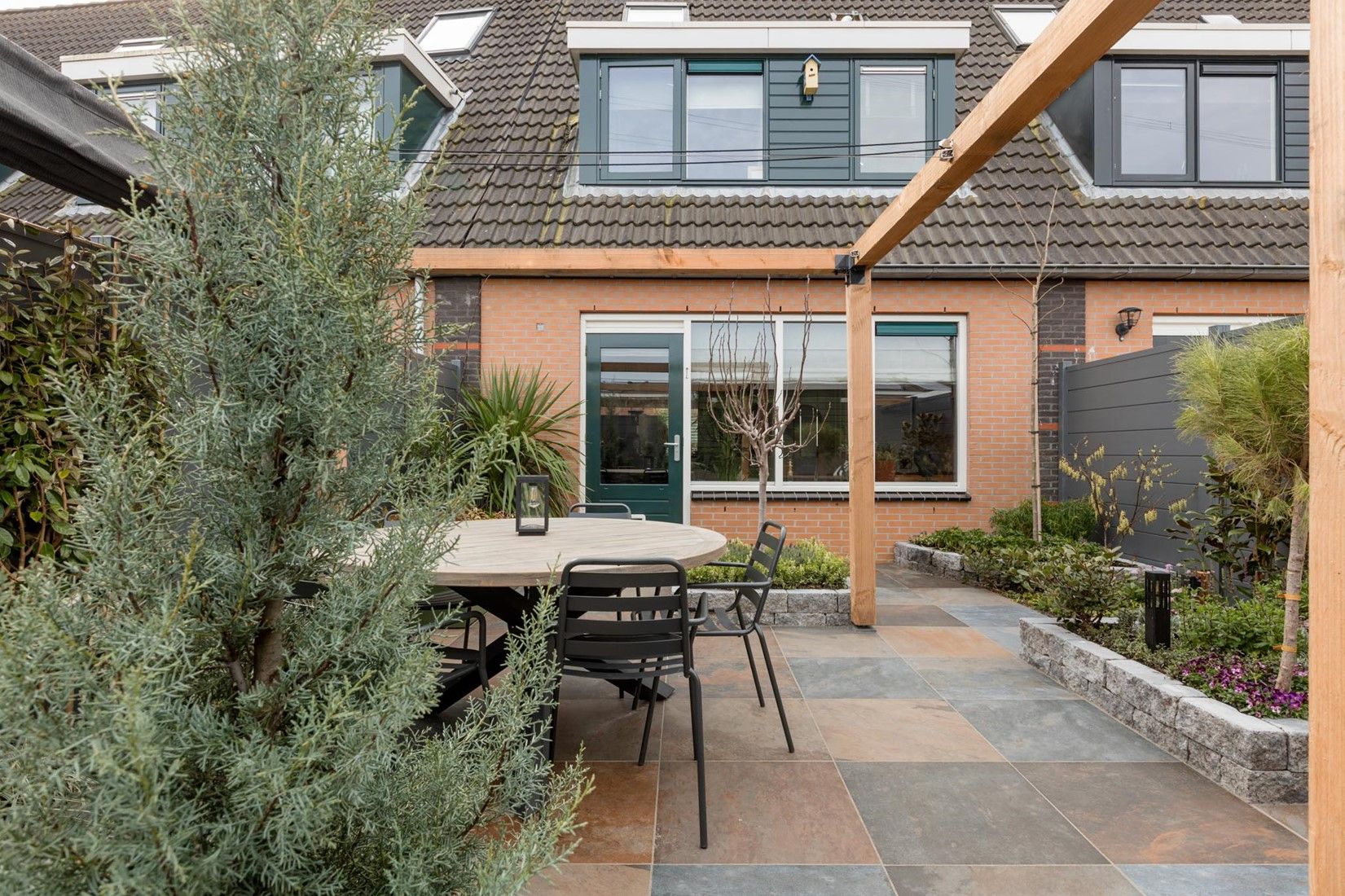 Cera3line 90x90x3cm Peacock Rusty