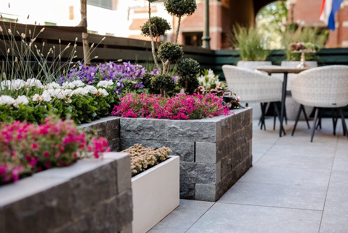 Graniet Dark Grey donkergrijs 30x12x12cm