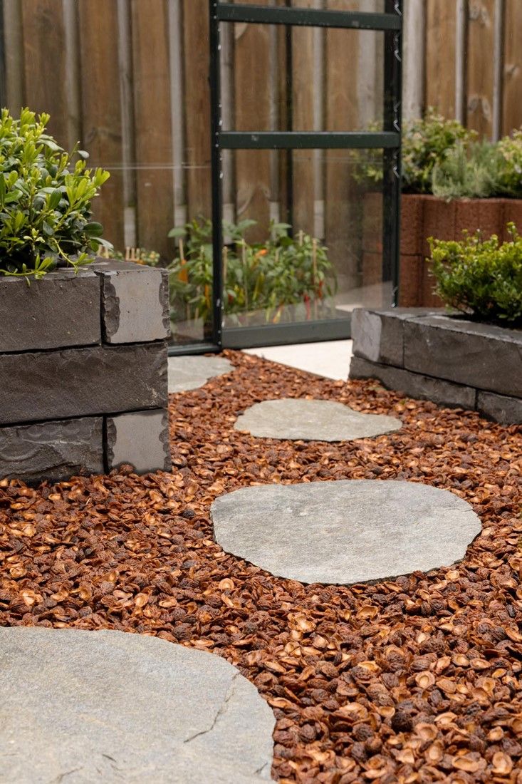 Staptegels Flagstone XXL kwartsiet grey