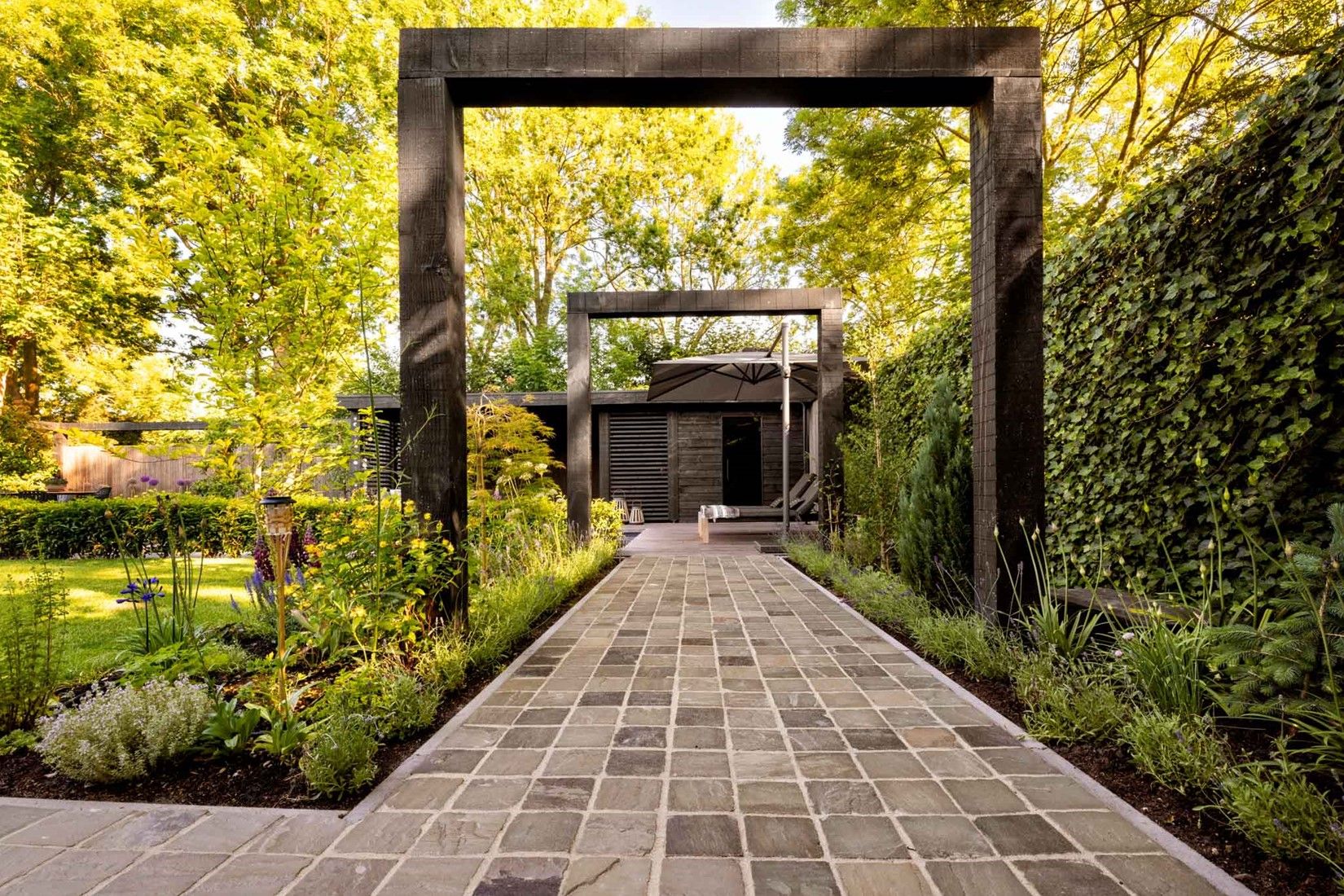 TB Greskei 14x14x5-7cm Tavel Beige/Bruin/Grijs