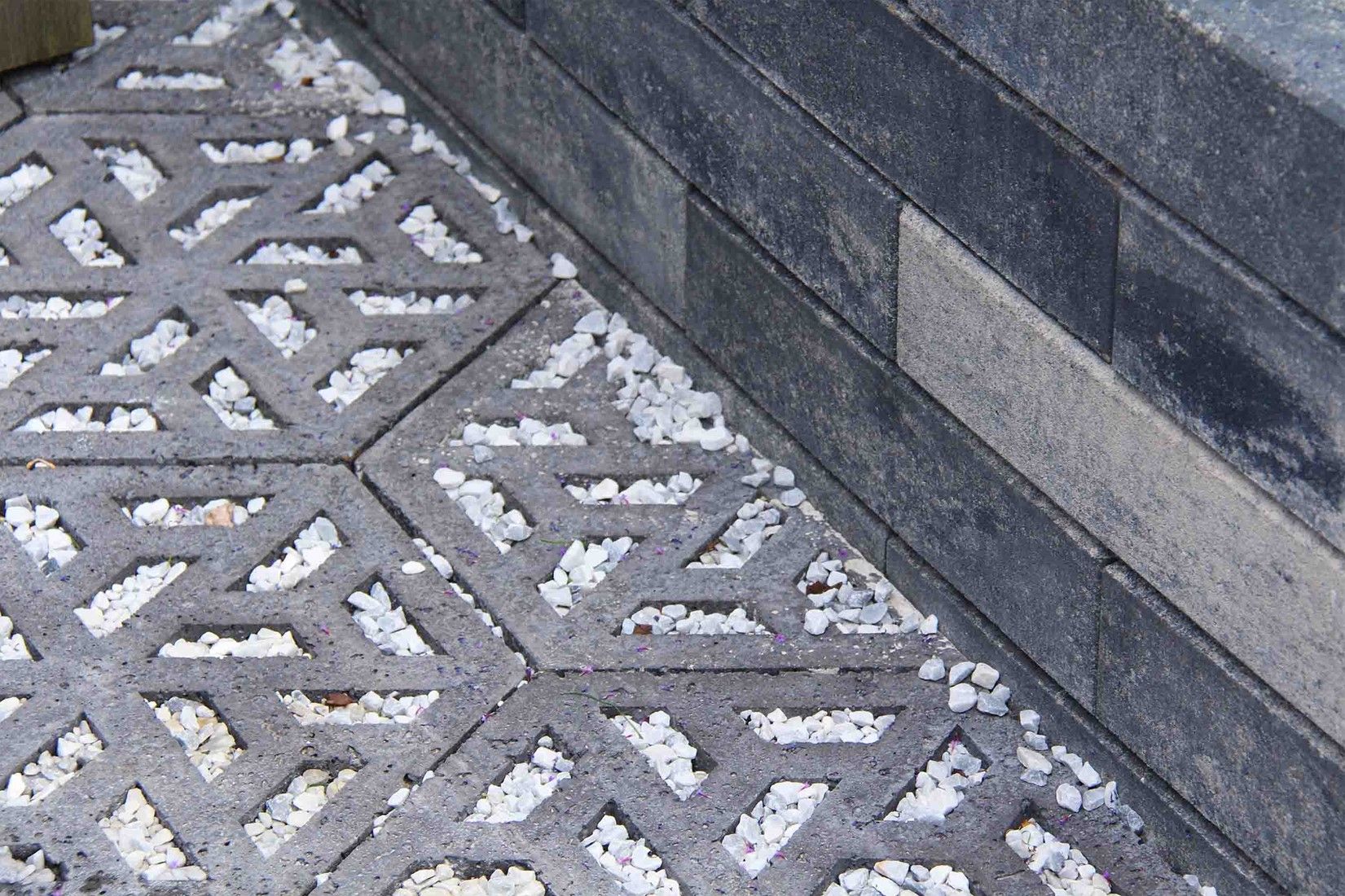 Arctic Grey Split Grijs/Wit 8-16mm - Mini big bag