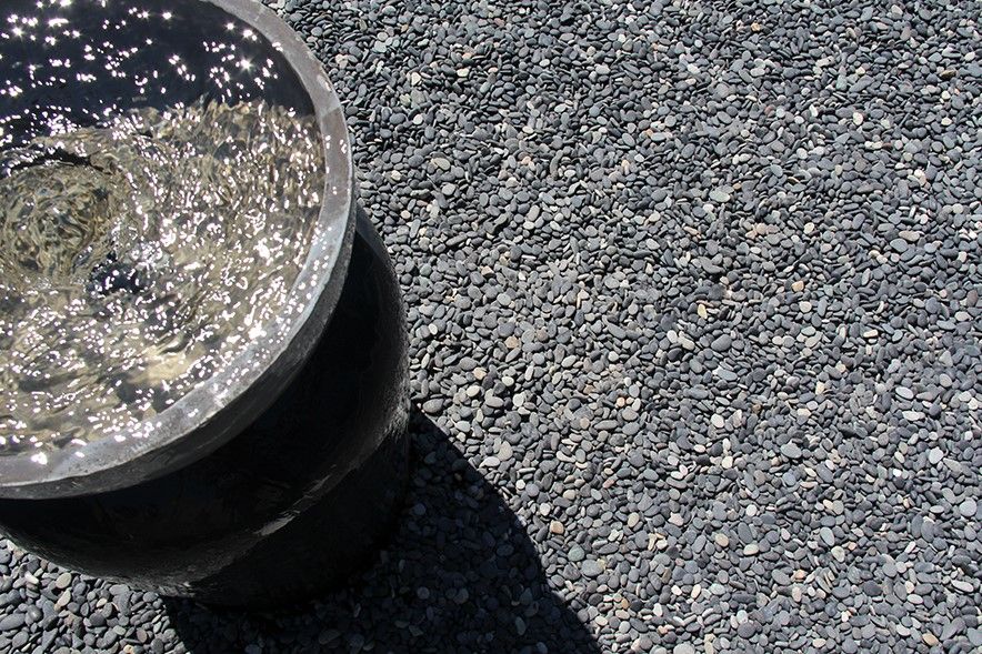 Beach Pebbles Deluxe zwart 8-16mm - Zakgoed