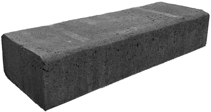 Retro Betonbiels 60x20x12cm zwart