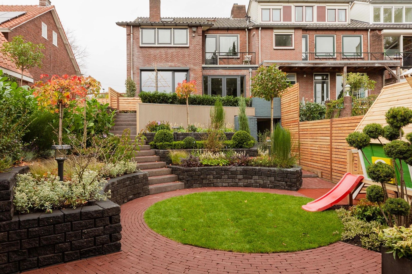 Retro Betonbiels 120x20x12cm bruin