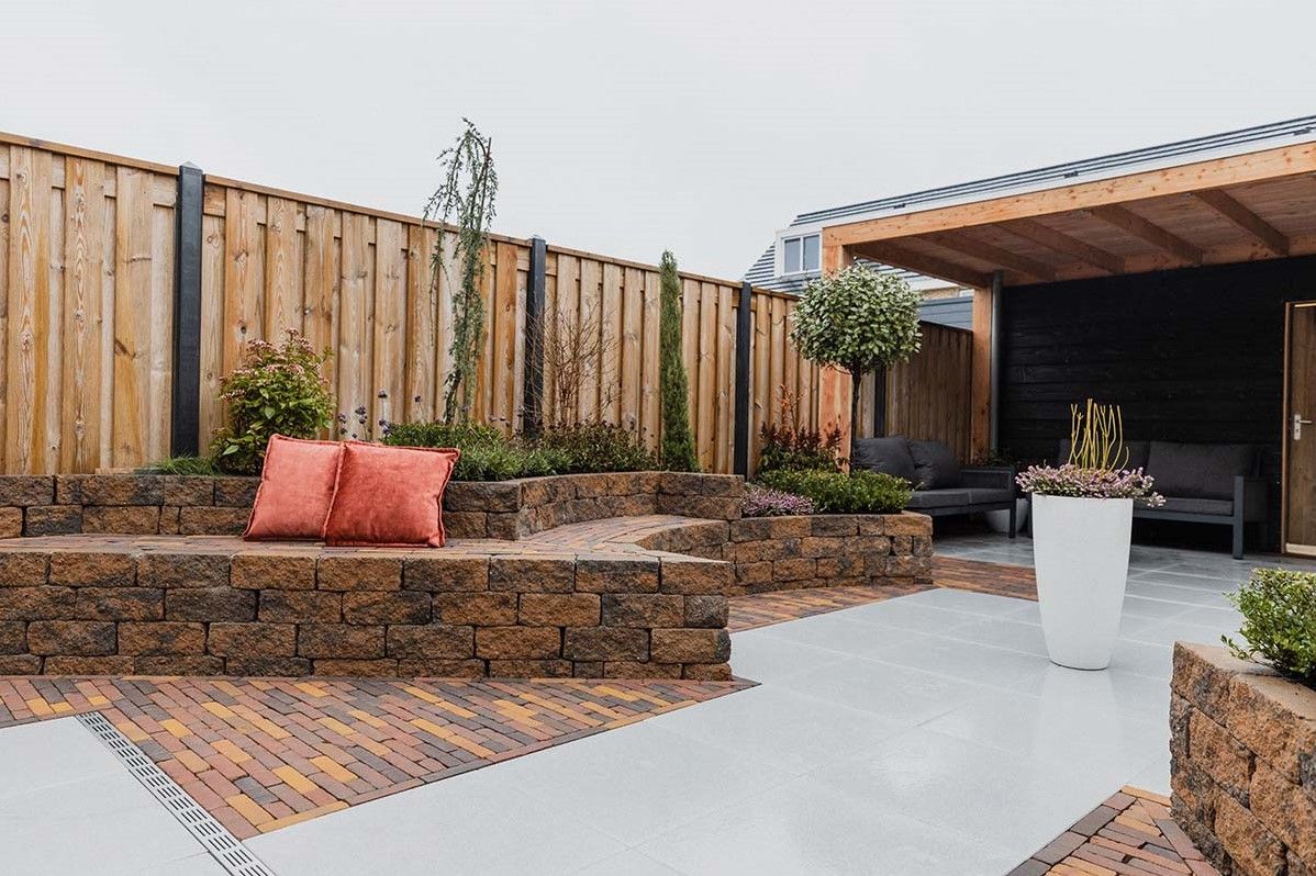 Cliff Walling 30x12x12cm bruin-zwart