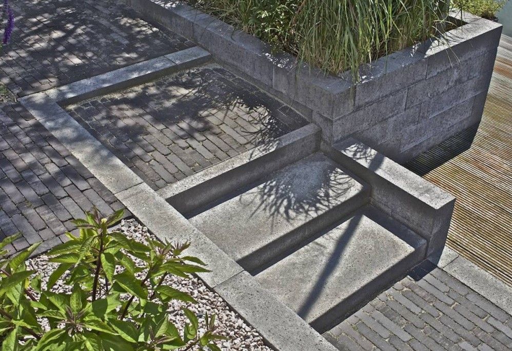 Schellevis Oud Hollandse stapelelement 75x15x15cm antraciet