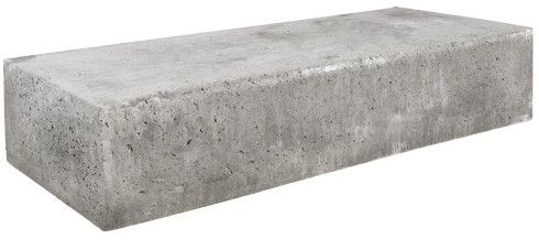 Schellevis Oud Hollandse Traptrede massief 100x40x20cm grijs