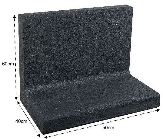 L-Element 50x40x60cm zwart