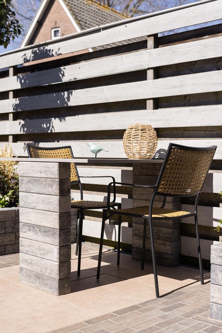 Decor Block 40x10x10cm Grijs/Zwart