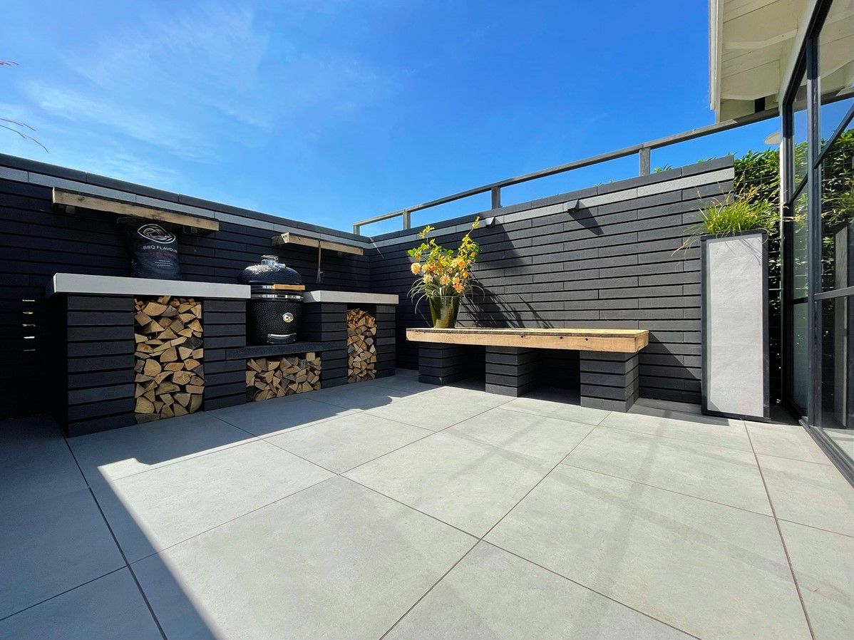 Globe muurelement afdekker S 60x15x7,5cm grijs