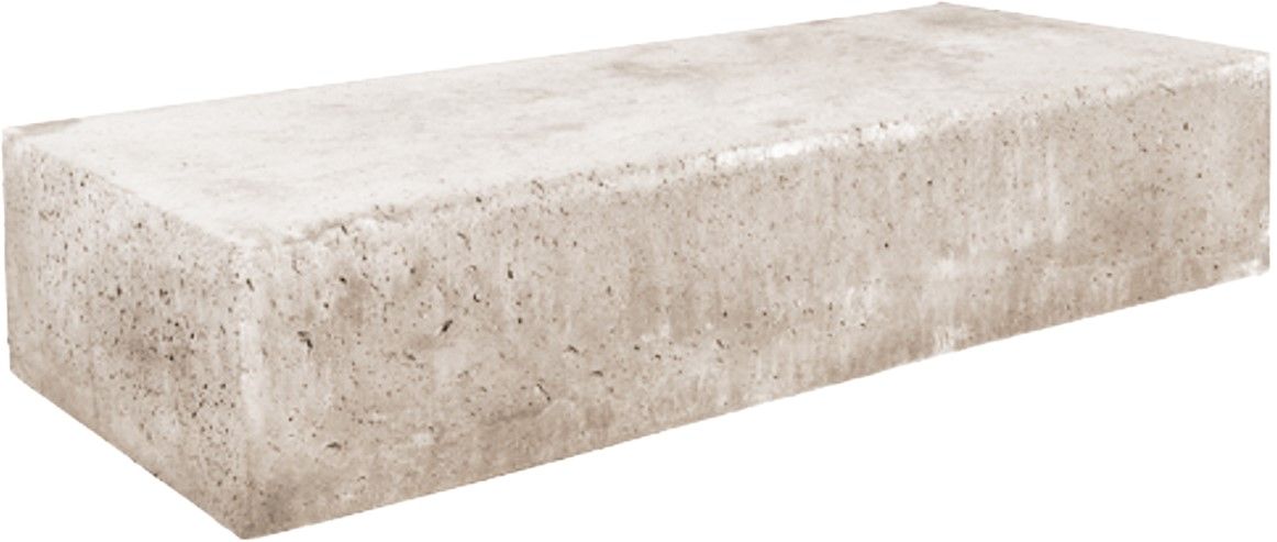 Schellevis Oud Hollandse traptrede massief 100x37x15cm crème